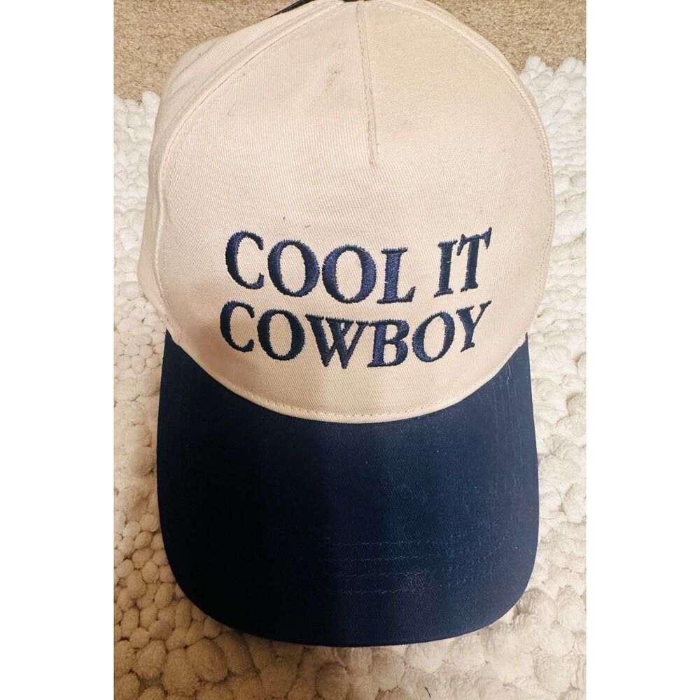 David & Young NWT "Cool it Cowboy" Trendy, Western inspired Baseball Cap
